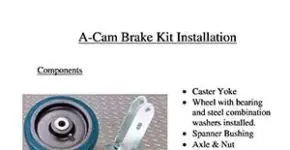 a-cam-caster-wheel-brake