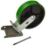 caster with a removable pad