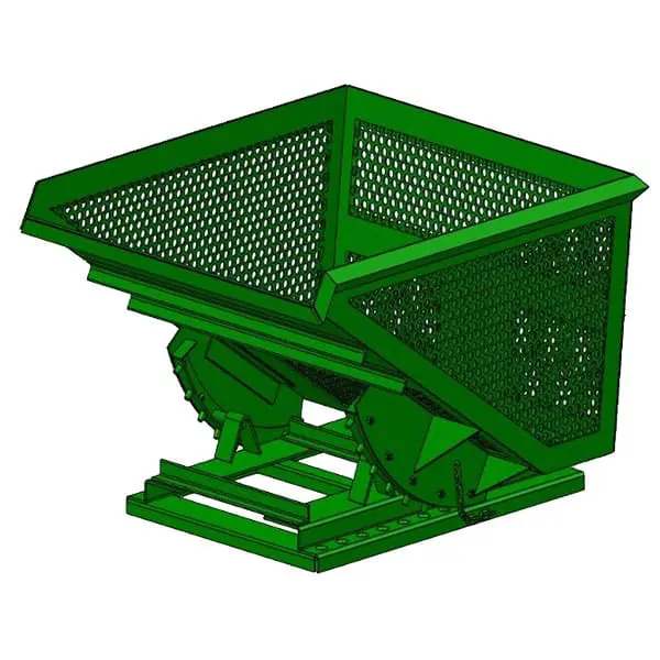 dewatering self dumping hopper