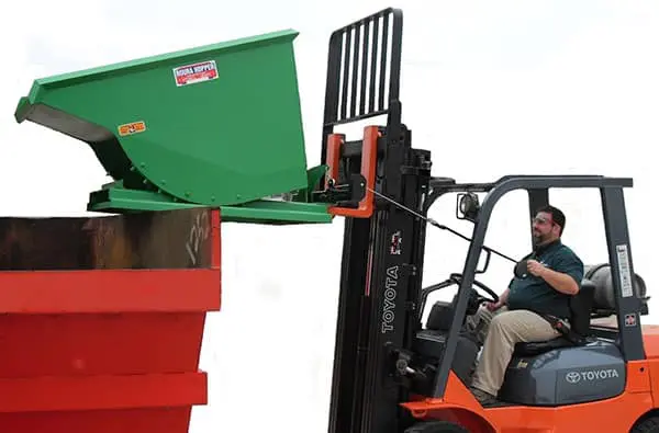 how do self dumping hoppers work