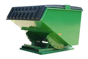 Plastic Lid Self-Dumping Hoppers