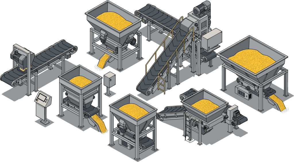 Managing Food Waste Processing With Self-Dumping Hoppers