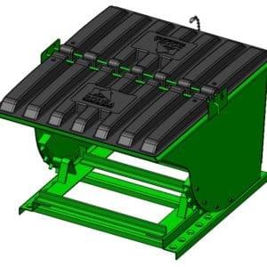 Self Dumping Hopper with lid H-PLDA-205-ISO