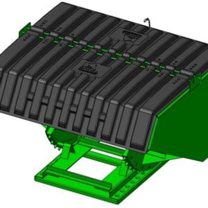 Self Dumping Hopper with lid H-PLDA-675-ISO