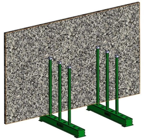 Granite Material Handling Rack