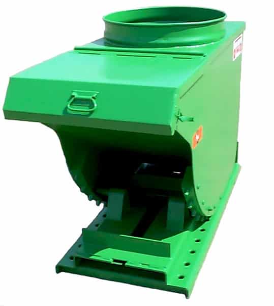 sawdust hopper