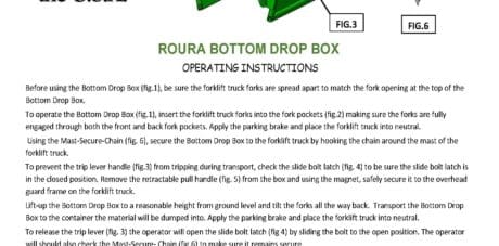 Roura Bottom Drop Instructions