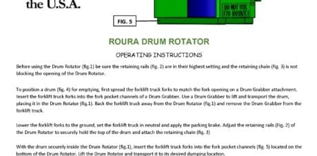 Roura Drum Rotator Instructions