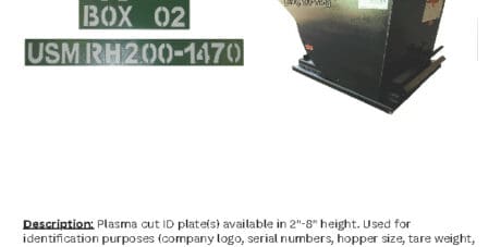 Plasma ID Plate