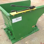 Hopper with Band Cutter self dumping hopper